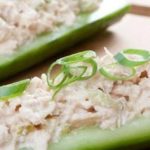 Cucumber boats salad