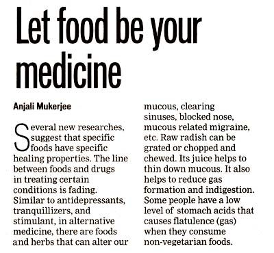 Let food be your medicine