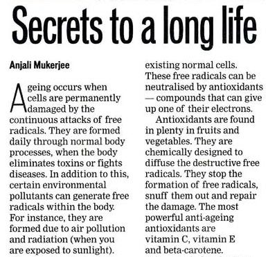 Secrets to a long life