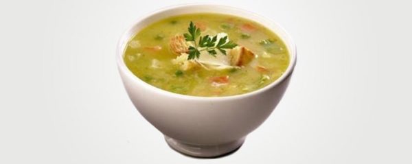 vegetable soup with milk