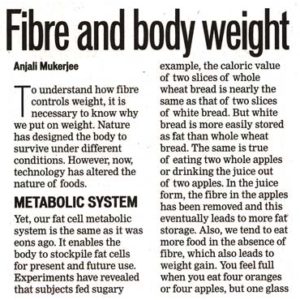 Fibre and body weight