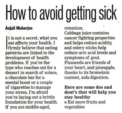 How to avoid getting sick