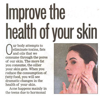 Improve the health of your skin