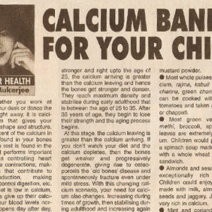 Calcium Bank For Your Child