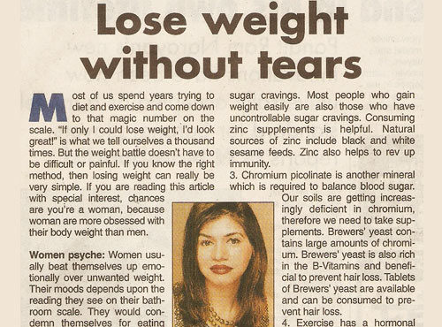 Lose Weight Without Tears