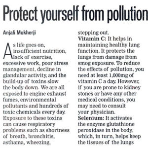 Protect yourself from pollution