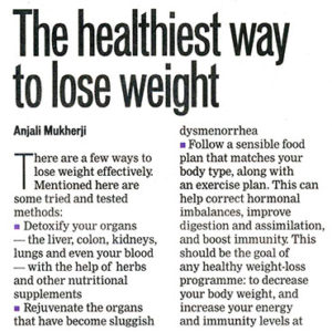 The healthiest way to lose weight