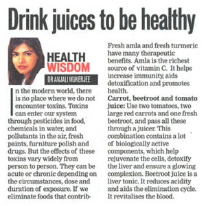 Drink juices to be healthy