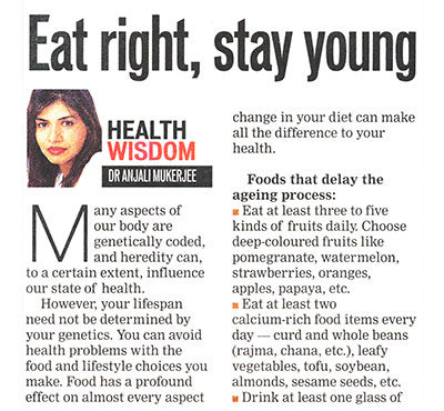 Eat right, stay young