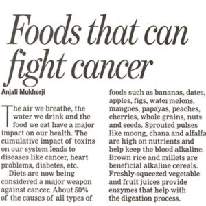 Foods that can fight cancer