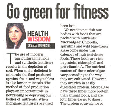 Go green for fitness