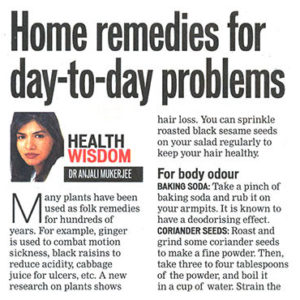 Home remedies for day-to-day problems