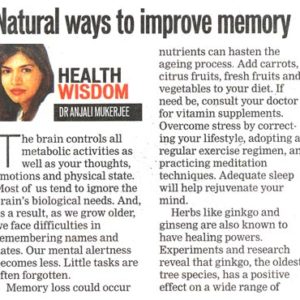 Natural ways to improve memory