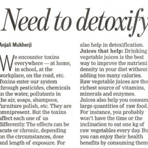 Need to detoxify