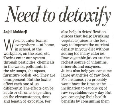 Need to detoxify