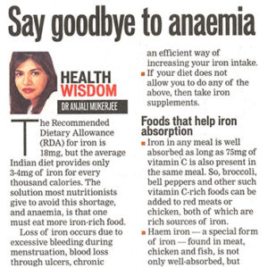 Say goodbye to anaemia