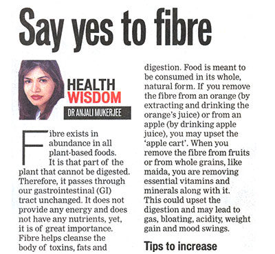 Say yes to fibre