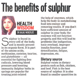 The benefits of sulphur