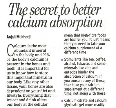 The secret to better calcium absorption