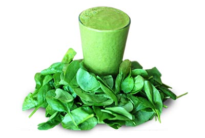 Kale juice is good for skin