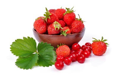 Eating strawberries provides glowing skin 