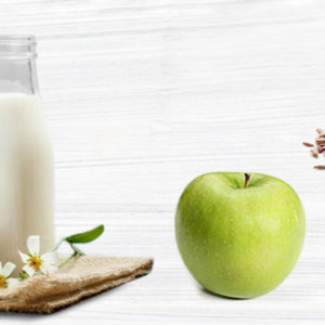 Milk and Apple Smoothie