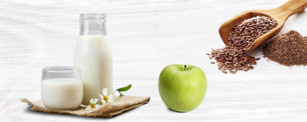 Milk and Apple Smoothie