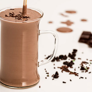 Chocolate and Milk Smoothie