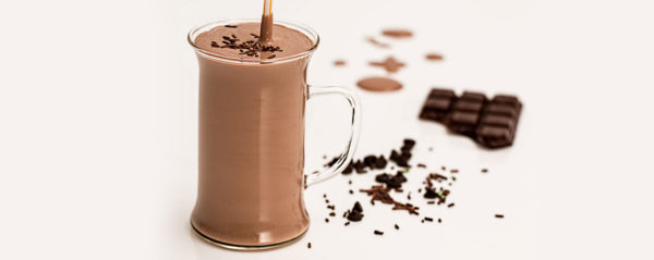 chocolate and milk smoothie