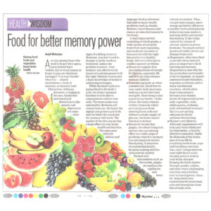 Food For Better Memory Power