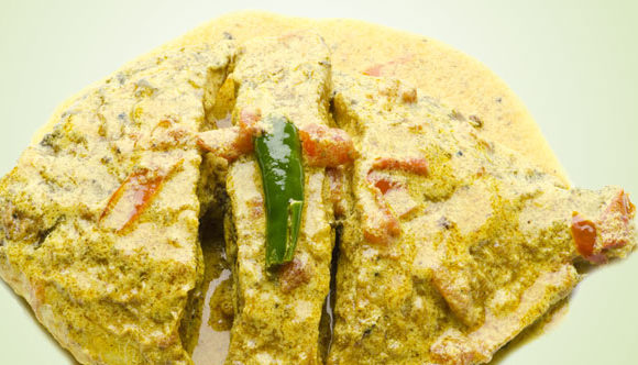 Fish in Green Masala