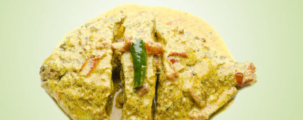 fish in green masala