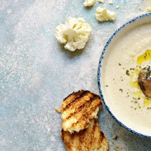 Calcium-rich Soya Mushroom Soup