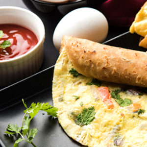 Protein-rich Egg Paratha