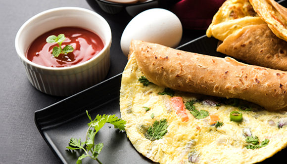 Protein-rich Egg Paratha