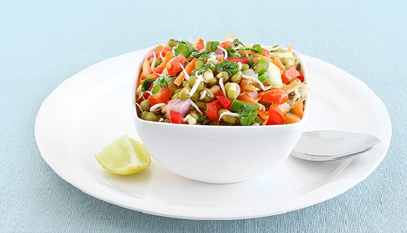 Protein-rich Sprouts Moong Salad