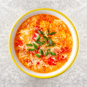 Tomato Egg Drop Soup