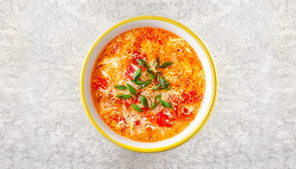 Tomato Egg Drop Soup