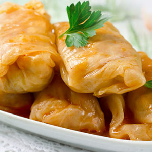 Stuffed Chicken Cabbage Roll