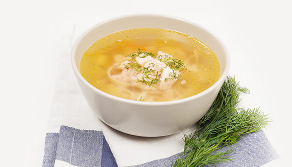 Clear Chicken Soup for Cold & Flu