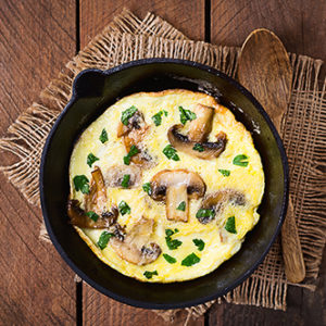 Mushroom Egg White Omelette