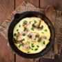 mushroom egg white omelette