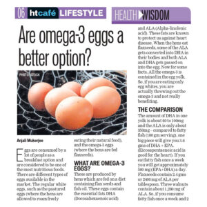 Are Omega-3 Eggs A Better Option ?